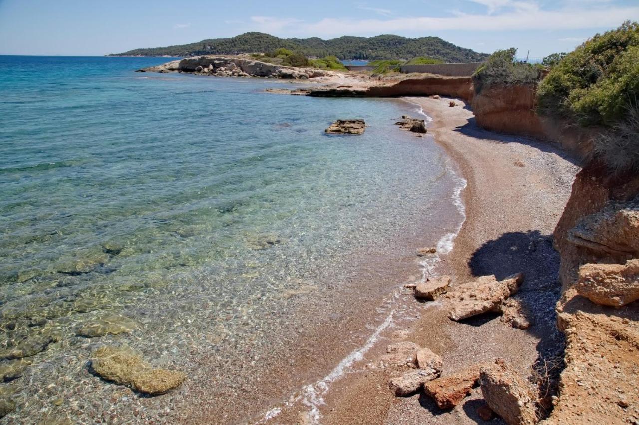 Aroura Homes 4Br Beachfront Villa Spétses Zewnętrze zdjęcie