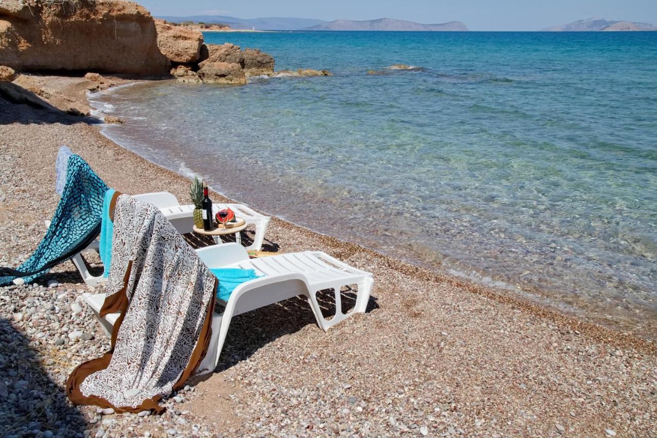 Aroura Homes 4Br Beachfront Villa Spétses Zewnętrze zdjęcie