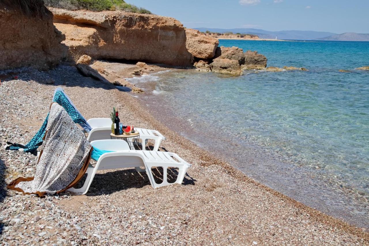 Aroura Homes 4Br Beachfront Villa Spétses Zewnętrze zdjęcie